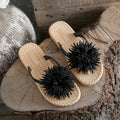 Super fairy flip-flops women's summer outing new arrivalflowers sandals lightweight non-slip daily home casual sandals