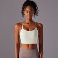 new arrival sling beautiful back sports intimates naked tight yoga bra outwear running fitness vest tops