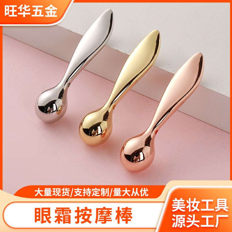 Manufacturer's new metal eye cream stick skin care cream spoon massage stick essence introduction stick massage beauty skin care worker