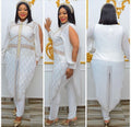supply elegantwork clothingspring one-piece beaded suitelegantcardiganpants vest three-piece suit special price