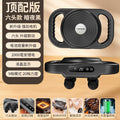 New six-head percussion massager for muscle relaxation - deep tissue muscle relaxer, neck and scalp deep massage device