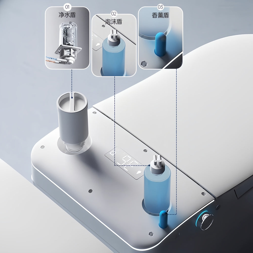 New arrival genuine fully intelligent toilet for home goddess number front flushing no water pressure limit voice control toilet