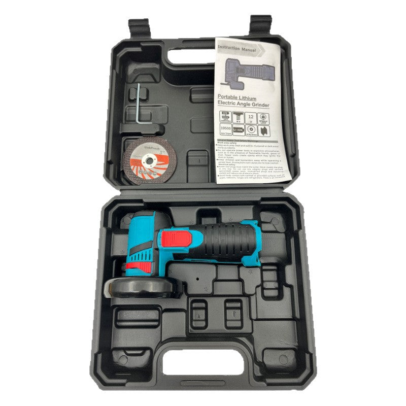 Cross-border 12V lithium battery portable angle grinder grinding and cutting grinder multi-function rechargeable mini polishing machine