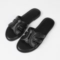 Summer slippers women's internet celebrity new korean style casual non-slipeasiest for match flats one-line slippers fashion sandals women's outwear