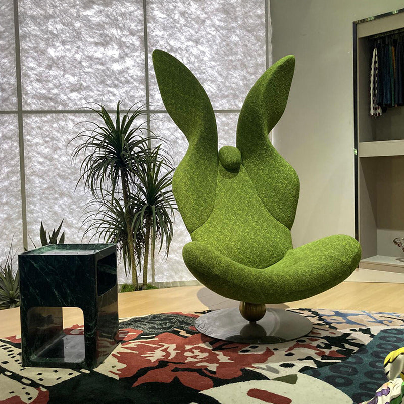 Greenrabbit rabbit art rotate chair popular casual chair single sofa chair casual chair