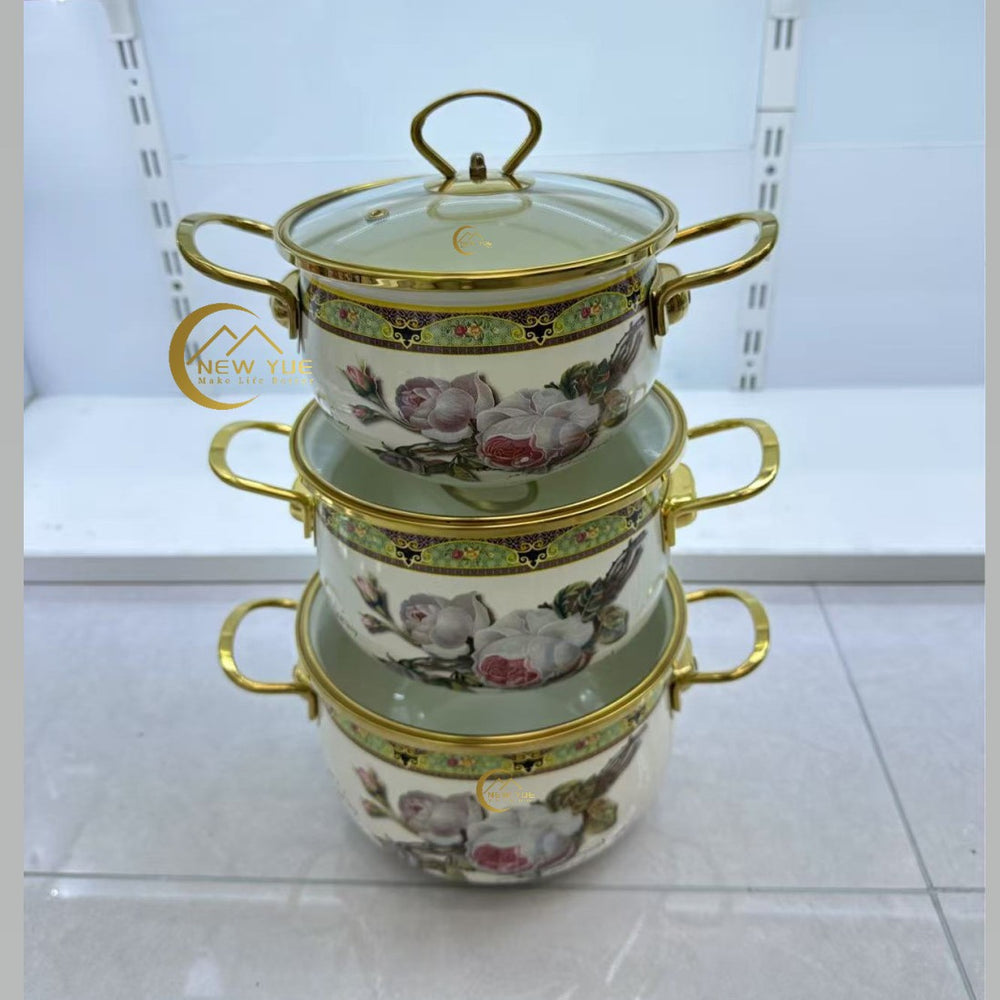 Bestselling enamel soup pot from a top foreign trade manufacturer, direct from the factory. high-end cast iron model with a painted finish. suitable for both induction cooktops and gas stoves, perfect for any kitchen