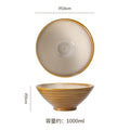 Retro style kiln discoloration clay hat bowl japanese restaurant high-looking ramen bowl home practical soup bowl noodle bowl