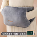 Rechargeable heated waist support - explosion-proof, plush & cute, perfect for bed, sleep, and foot warmers - wholesale hot water bottles