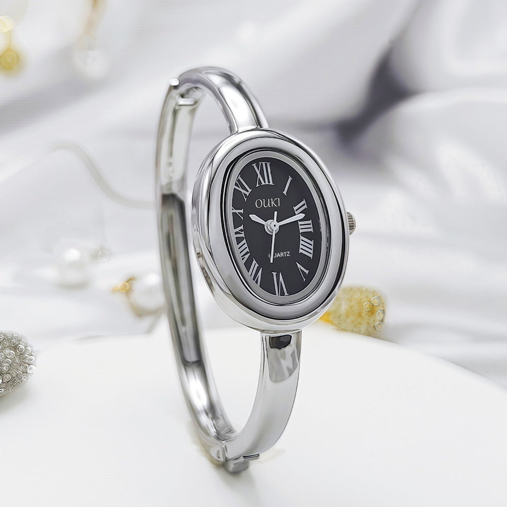 New bathtub bracelet women's watch women's watch fashion oval roman scale women's watch quartz watch wholesale