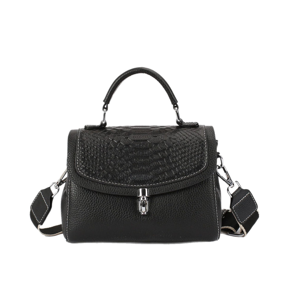Genuine leather women's small bag 2024 new simple elegant small square bag shoulder crossbody bag women's soft leather handbag