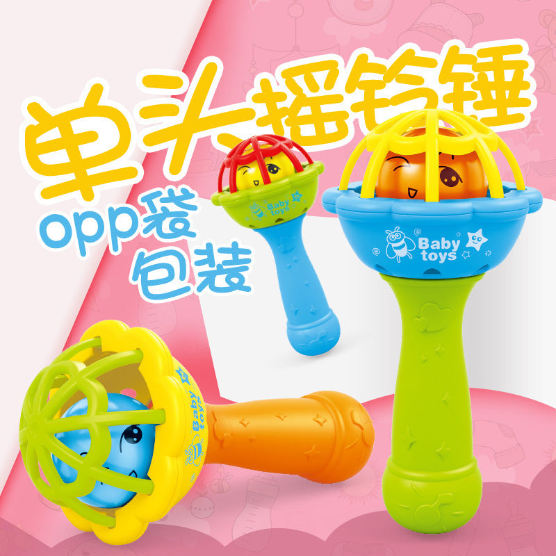 Baby claw ball rattle fitness soft glue hand rattle, baby toothpaste infants and toddlers 0-1 years old educational toys wholesale
