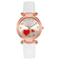 Korean ins style retro heart watch women's niche simple easiest for match mini elegant student artsy trendy women's watch