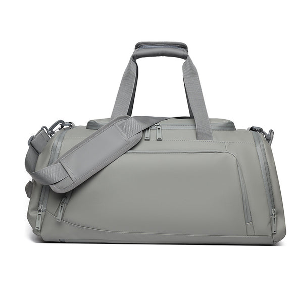 Cross-border boarding large capacity men's light shoulder luggage bag dry and wet separation fitness bag hand-held travel bag shoe compartment