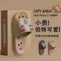 Capybara home waterproof slippers - women's indoor anti-slip soft sole bathroom bath slippers - student sandals