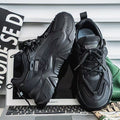 Men's shoes 2025 new winter trendy men's thick-soled sports hot-selling mesh breathable casual dad shoes