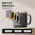 316 stainless steel mug with lid, 400ml double-walled insulated coffee cup, stylish water bottle for office and home use
