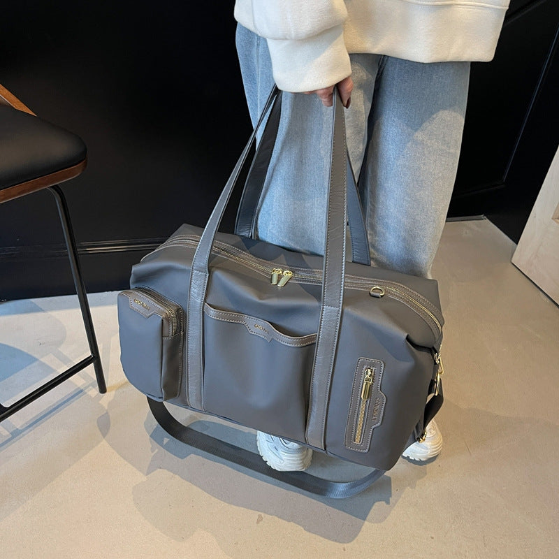 New fitness bag men's wet and dry separation training sports backpack hand luggage women's large-capacity short-distance travel bag