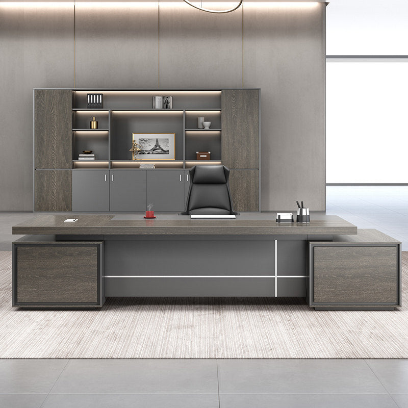 Saint li single elegant boss desk and chair combination casual modern executive desk president table office manager table