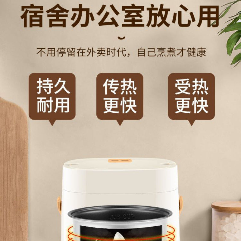 Household Mini Rice Cooker Multifunctional 1-2 People Small Rice Cooker Driver Car Electric Heating Lunch Box