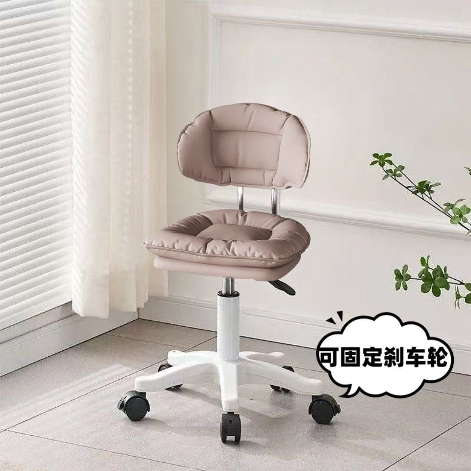 Makeup chair front desk movable computer chair backrest adjustable cloud chair modern casualpopular bar chair swivel chair