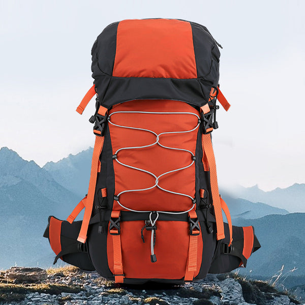 25 New large-capacity waterproof outdoor mountaineering bag travel bag leisure backpack hiking backpack multi-functional backpack