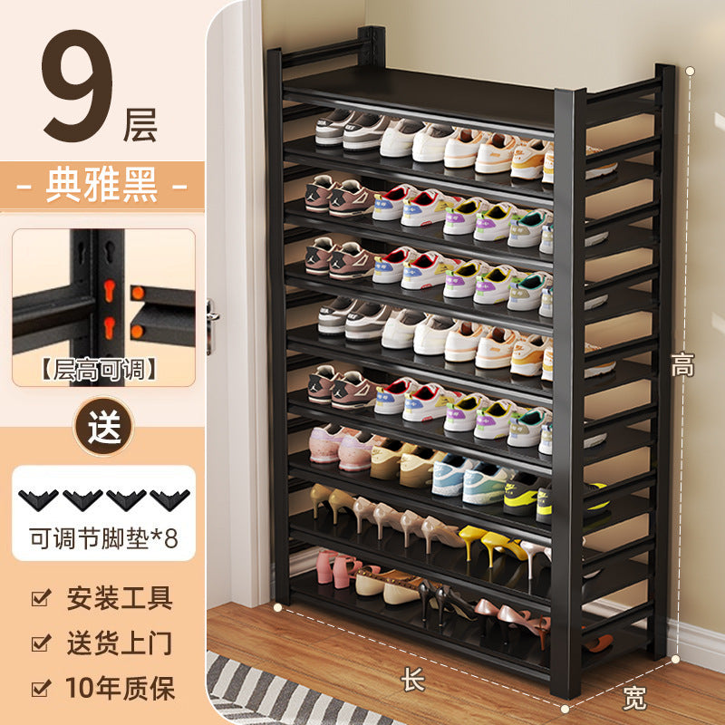 For homesteel shoe rack door floor-standing multi-layer storage rack simple entrance entrance door shoe cabinet storage rack