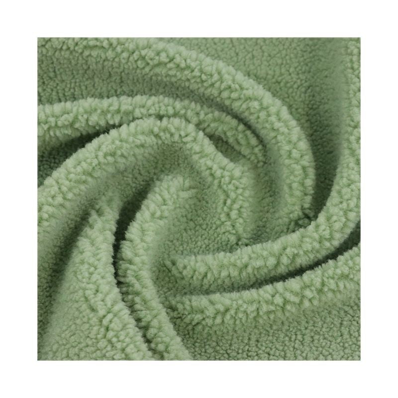 Boutique small particle lamb wool, doll blanket cushion loungewear fabric, thickened 600g imitation lamb wool flannel