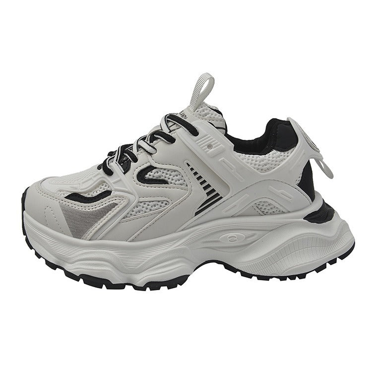 Hong kong style fried street thick sole dad shoes show small feet high street easiest for match student sports shoes mesh street style popular casual shoes