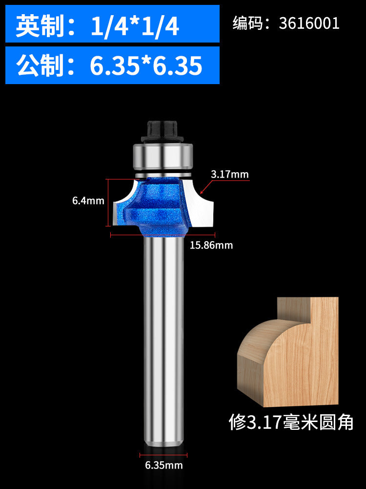 Rounded Knife Woodworking Trimming Semicircular Edge Arc Trimming Machine Burr Edge Bakelite Milling and Grooving R Chamfering Engraving Machine Gong Knife