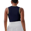 Summernew arrival breathable racer vest women's sports tops beautiful back yoga vest running tennis uniform tops women