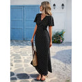 code new arrival  women's original garden of eden v neck short-sleeved silmdress