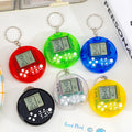 mini handheld game console keychain - tetris electronic game console - handheld console - schoolbag creative ornament