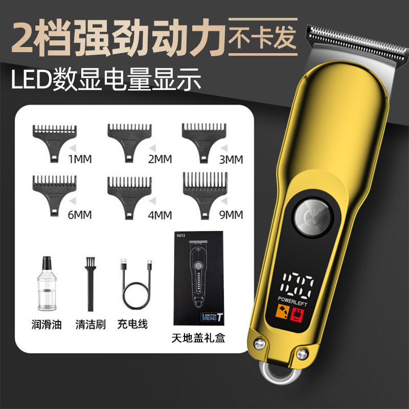 New professional electric hair clipper for men's oil head style, home use hair trimmer, universal hair cutting shears