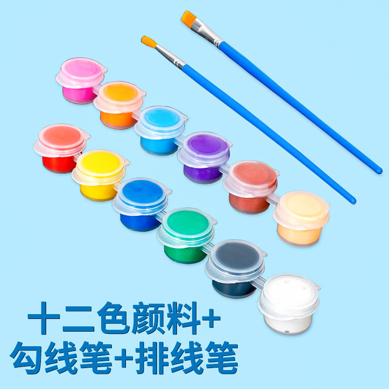 Science experiment vision persistence wonderful window magical window DIY materials children handmade educational toys students