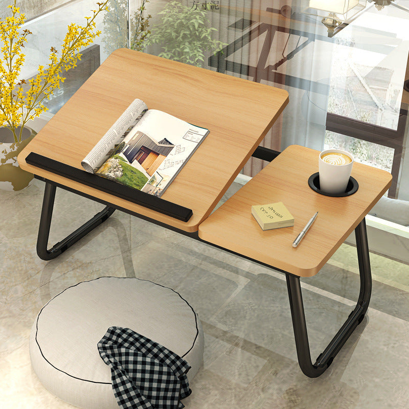 Adjustable laptop desk for bed, foldable lazy desk, student dorm study table, small study table