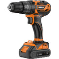 Cordless brushless impact drill - lithium-ion power drill for home use, rechargeable pistol grip drill, drilling tool, multi-function electric screwdriver