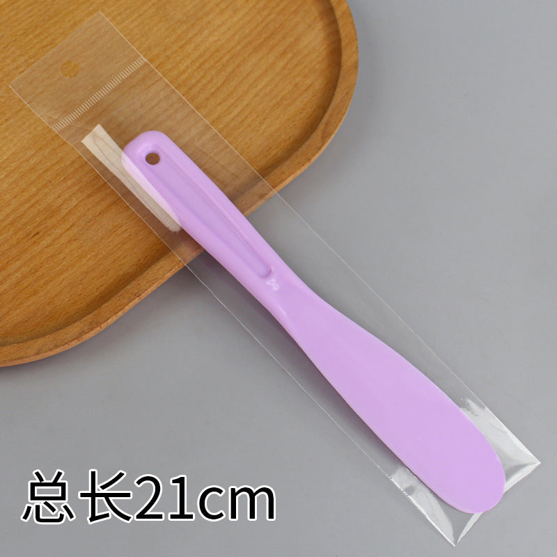 Wholesale facial mask applicator spatula set: plastic beauty mixing, stirring, scraping, and smoothing tools for face, body, and eye creams - crescent shaped spoons included