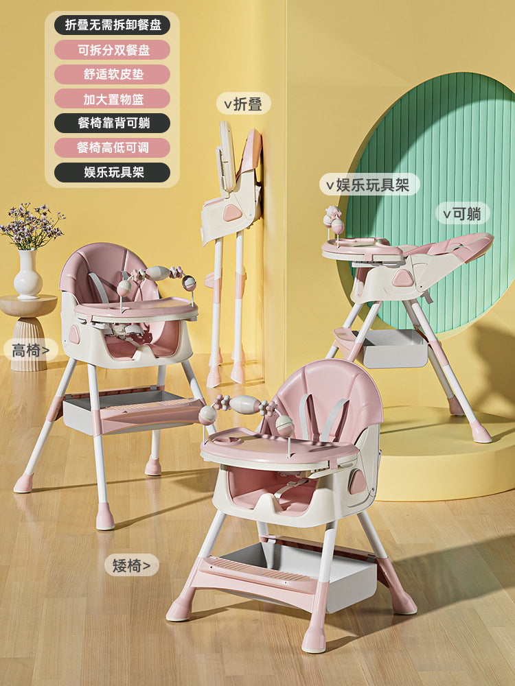 Baby Mobile Eating Children's Baby Dining Chair, Baby Chair Dining Table Chair Baby Dining Chair Eating Seat Plastic