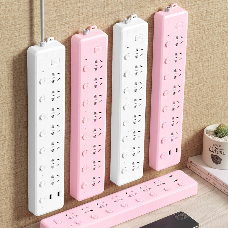 Multifunctional for home panel porous usb cable converter socket power strip drag cable strip electric plug strip