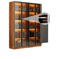 Casual glass door bookcase combination floor-standing display cabinet accessible luxury living room figure gundam storage wine cabinet