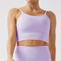 ribbed fabric nude yoga clothes training fitness clothes high waist running sports fitness clothes suit jink female
