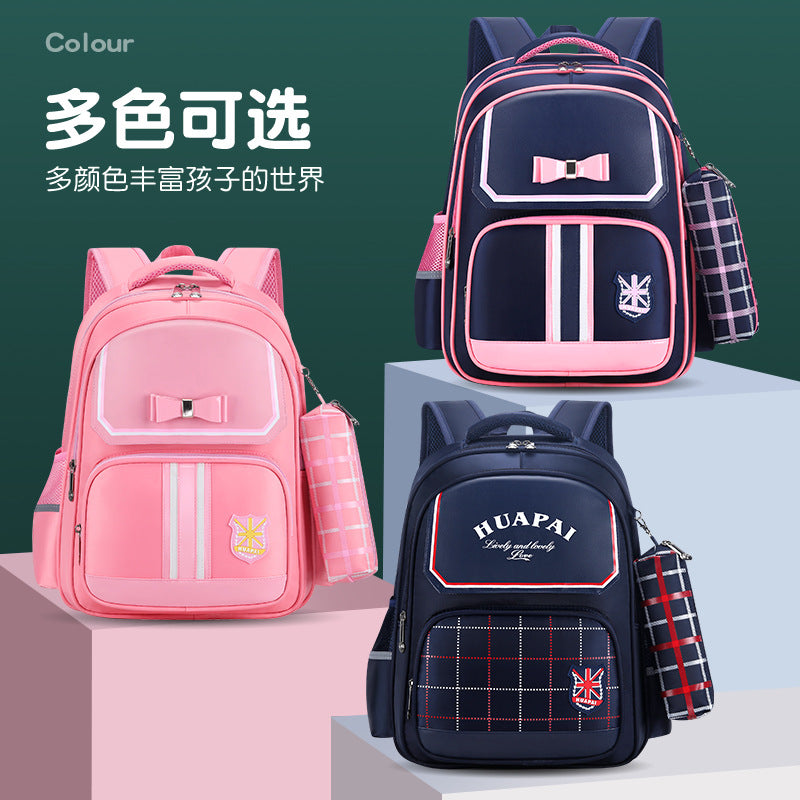 School season primary school bag children 1-3-6 grade backpack 6-9-12 year old bag