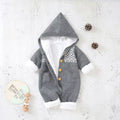 Baby knitting one-piece jumpsuit spring & fallnewborn clothing for men and women baby wool cute thickenedheattech