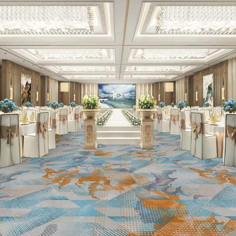 hotel carpet nylon fireproof anti-fouling restaurant restaurant large area paving thickened corridor aisle splicing commercial