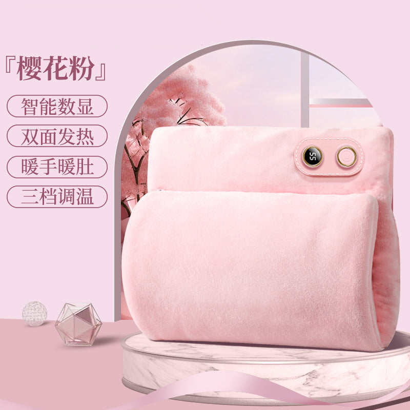 Best selling hand warmer bag stuffed constant temperature digital display heating student portable heattech handy gadget warm baby knee warmers hand warmers