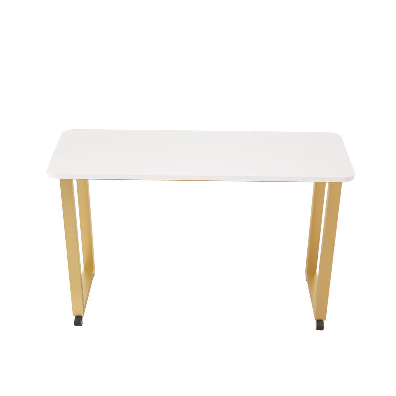 Removable manicure table single-layer Japanese manicure sofa table with wheels modern simple cross sofa table manicure table