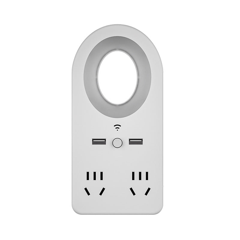 Smart voice control desk lamp socket multifunctional home bedroom remote control bedside lamp dormitory voice-activated night light