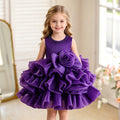 European and american style cross-border girls' dresses - baby girl birthday & first birthday cake dress - beaded tutu princess dress