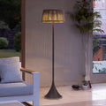 Outdoor waterproof floor lamp villa courtyard light terrace balcony light outdoor hand-woven lawn lamp bedroom table lamp