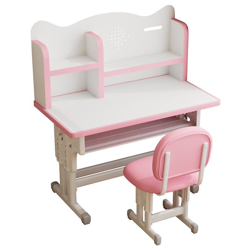 2025 new children's study desk - elementary school home writing desk - kids' specialized table - height adjustable desk and chair set